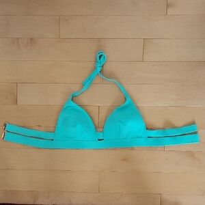 Victoria's Secret Double Band Halter Bikini Top, Size L